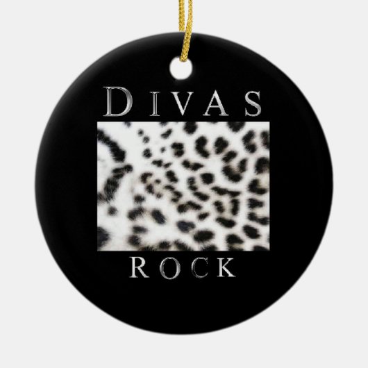 DIVAS ROCK KERAMISCH ORNAMENT (Voorkant)