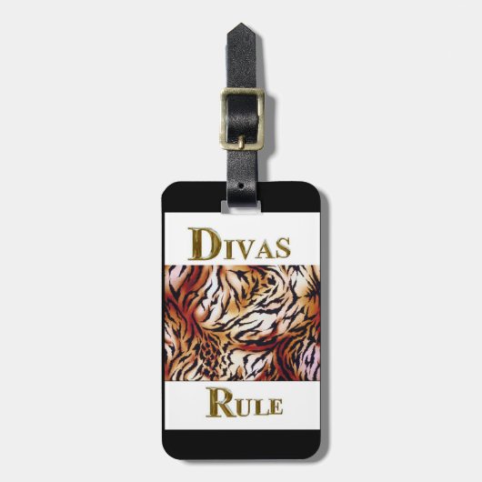 DIVAS RULE BAGAGELABEL (Voorkant verticaal)
