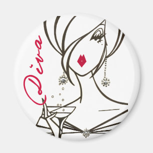 Divas Rule magnet - Gepersonaliseerd Magneet