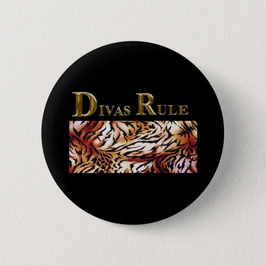DIVAS RULE RONDE BUTTON 5,7 CM (Voorkant)