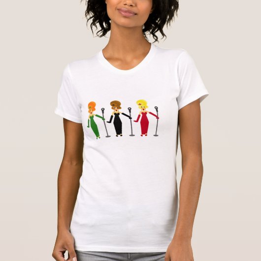 Divasshirt zingen t-shirt (Voorkant)