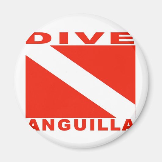 Dive Anguilla Magneet (Voorkant)