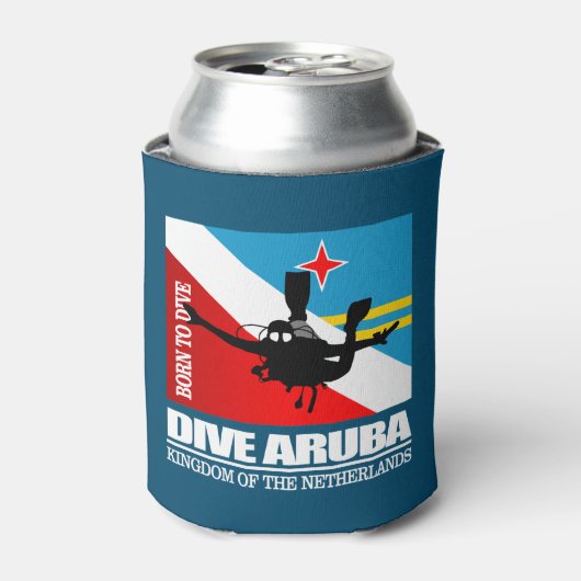 Dive Aruba DF2 Blikjeskoeler (Blikje Voorkant)