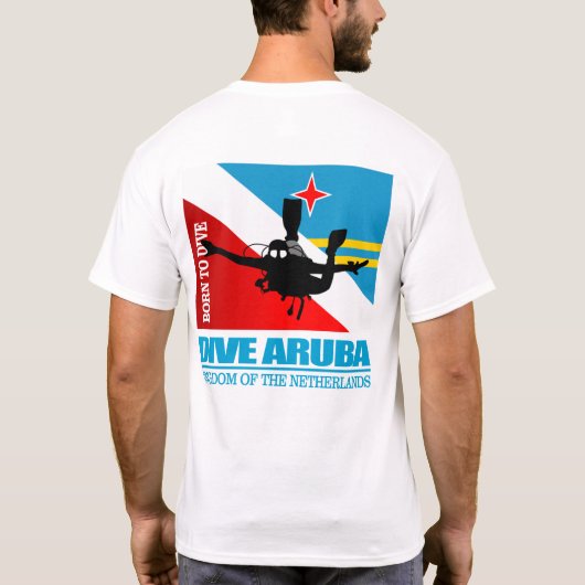 Dive Aruba DF2 T-shirt (Achterkant)