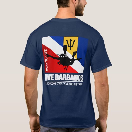 Dive Barbados DF2 T-shirt (Achterkant)