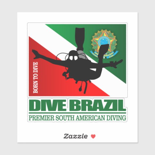 Dive Brazilië DF2 Sticker (Vel)