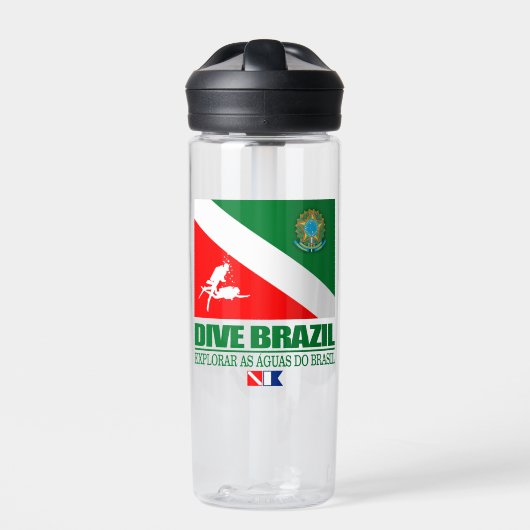 Dive Brazilië Waterfles (Voorkant)