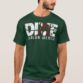 DIVE Cancun Mexico SCUBA DIVING Octopus T-shirt