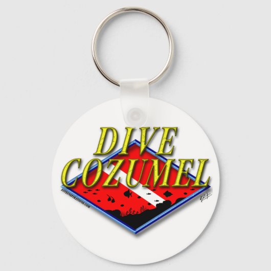 Dive Cozumel Sleutelhanger (Voorkant)