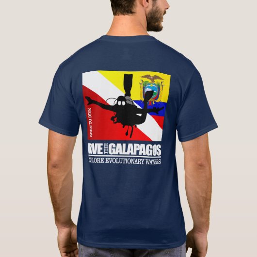Dive de Galapagos DF2 T-shirt (Achterkant)
