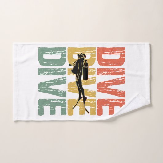 Dive Dive Dive - Plongée sous-marine plongée (Serviette à main)