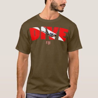 DIVE Fiji SCUBA Diving Snorkeling  T-shirt