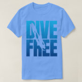 Dive Free Freediver Design Freediving T-shirt (Design voorkant)