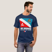 Dive Grenada (geslacht) T-shirt (Voorkant volledig)