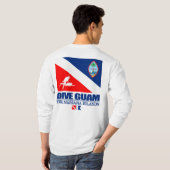 Dive Guam (sq) T-shirt (Achterkant volledig)