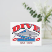 Dive Hawaii Briefkaart (Staand voorkant)