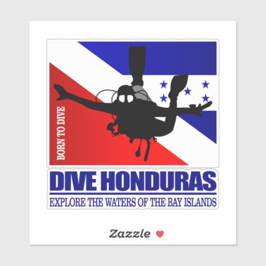 Dive Honduras DF2 Sticker (Vel)