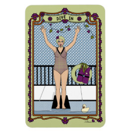 Dive In_A_4x6 koelkast Magnet Magneet