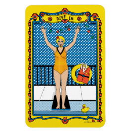 Dive In_B_4x6 koelkast Magnet Magneet