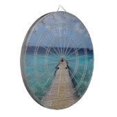 Dive in Blue Dartbord (Voorkant Links)
