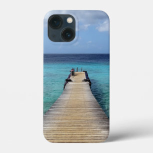 Dive in de Blauwe Kwestie van de Telefoon iPhone 13 Mini Hoesje