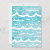 Dive in Movie Birthday Party Invitation Kaart (Achterkant)