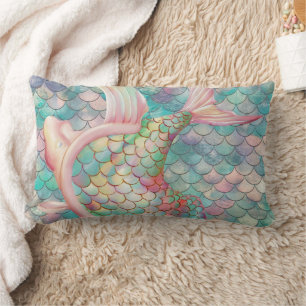 Dive into Dreams Zeemeermin Net Worp Kussenhoes Kussen