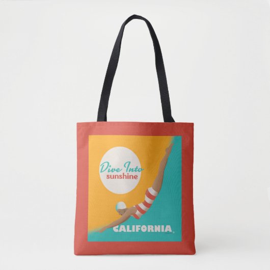 Dive Into Sunshine | California Draagtas (Voorkant)