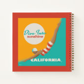 Dive Into Sunshine | California Notitieboek (Achterkant)