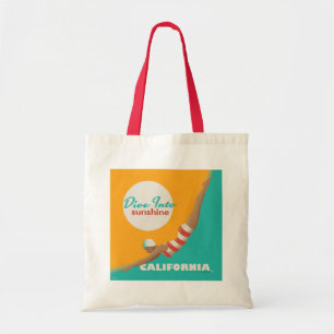 Dive Into Sunshine   California Tote Bag