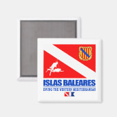 Dive Isla Baleares Magneet (Voorkant / Achterkant)