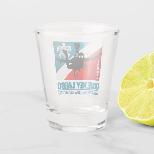 Dive Key Largo DF2 Shot Glas (Achterkant)