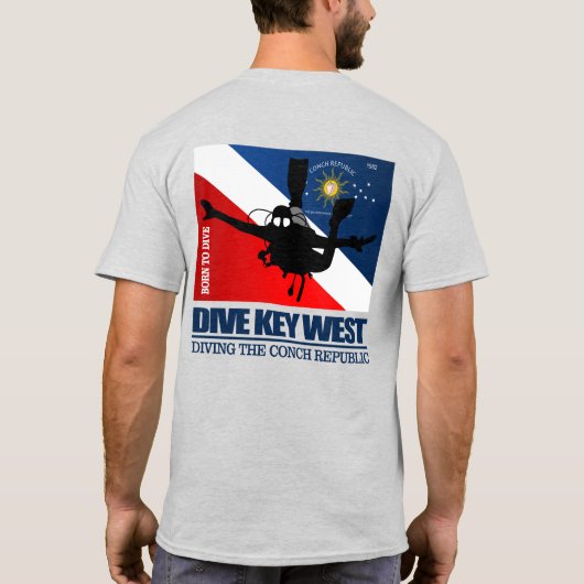 Dive Key West DF2 T-shirt (Achterkant)