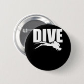 Dive Love Scuba Diving Explorer Ronde Button 5,7 Cm (Voorkant /achterkant)