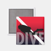 DIVE MAGNEET (Voorkant / Achterkant)