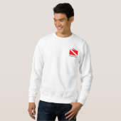Dive McMurdo Station, Antarctica Sweatshirt (Devant entier)