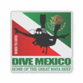 Dive Mexico DF2 Sticker (Voorkant)