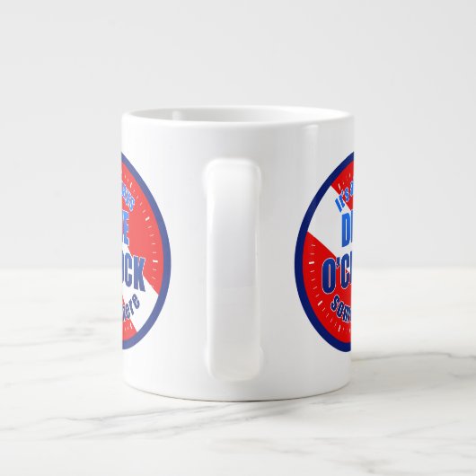 Dive O'Clock Jumbo Beker (Achterkant)