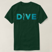 Dive Quote Freedive Spearfish Apnea Apnoe Fans T-shirt (Design voorkant)