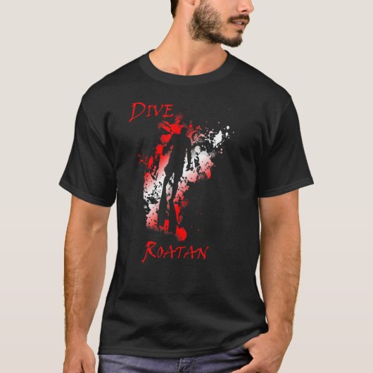 Dive Roatan Vacation Diving T-shirt (Voorkant)