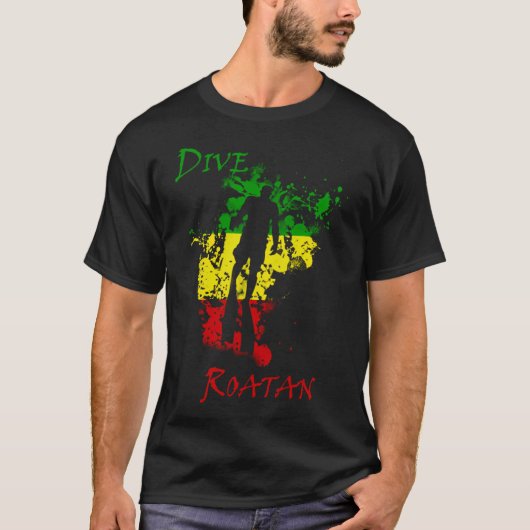 Dive Roatan Vacation Diving T-shirt (Voorkant)