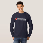 Dive Saint Lucia (sq) T-shirt (Voorkant volledig)