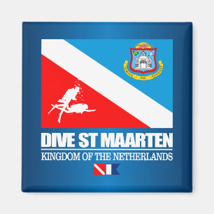 Dive Sint-Maarten (sq) Magneet