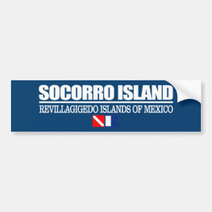 Dive Socorro Island (sq) Bumpersticker