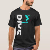 Dive Springboard Diving Board Platform Diving Dive T-shirt (Voorkant)