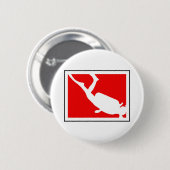 Dive Symbol Ronde Button 5,7 Cm (Voorkant /achterkant)