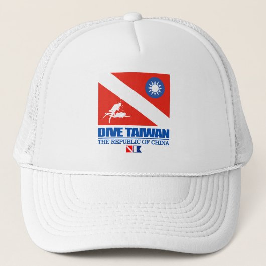 Dive Taiwan (sq) Trucker Pet (Voorkant)
