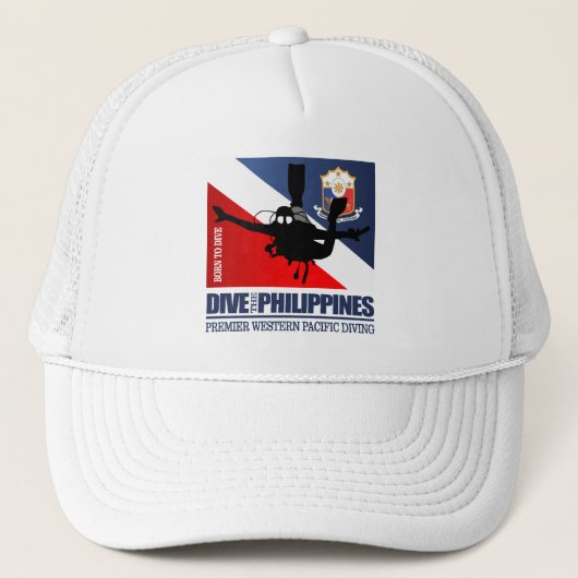 Dive the Philippines DF2 Trucker Pet (Voorkant)