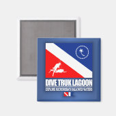 Dive Truk Lagoon Magneet (Voorkant / Achterkant)