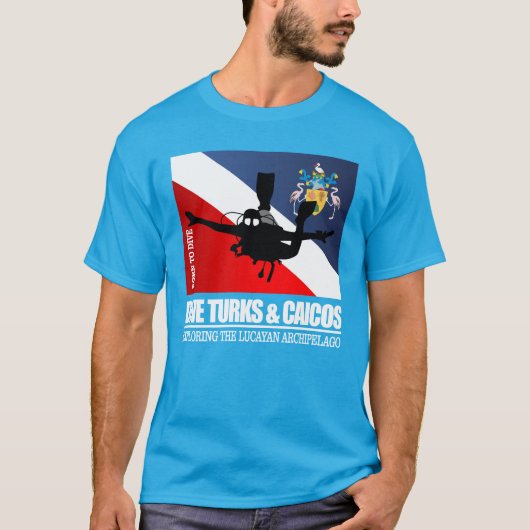 Dive Turks & Caicos DF2 T-shirt (Voorkant)